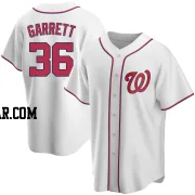 Stone Garrett Youth Washington Nationals White Replica Home Jersey