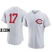 Stuart Fairchild Men's Cincinnati Reds White Authentic 2022 Field Of Dreams Jersey