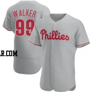 Taijuan Walker Men's Philadelphia Phillies Gray Authentic Road Jersey