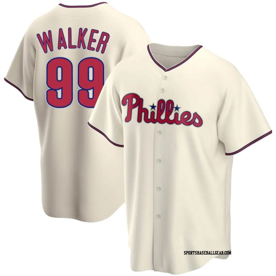 Taijuan Walker Youth Philadelphia Phillies Cream Replica Alternate Jersey