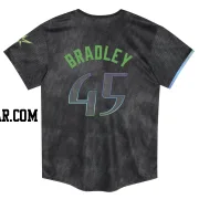 Taj Bradley Toddler Tampa Bay Rays Charcoal Limited 2024 City Connect Jersey