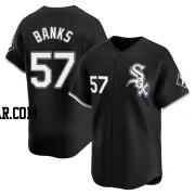 Tanner Banks Youth Chicago White Sox Black Limited Alternate Jersey