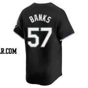 Tanner Banks Youth Chicago White Sox Black Limited Alternate Jersey