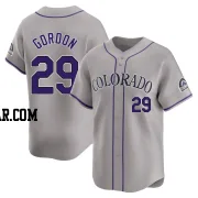 Tanner Gordon Youth Colorado Rockies Gray Limited Road Jersey