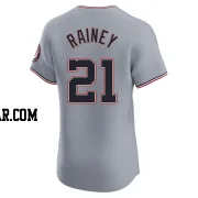 Tanner Rainey Men's Washington Nationals Gray Elite Road Jersey