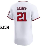 Tanner Rainey Men's Washington Nationals White Elite Home Jersey