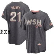 Tanner Rainey Youth Washington Nationals Gray Replica 2022 City Connect Jersey