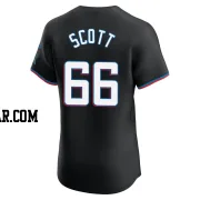 Tanner Scott Men's Miami Marlins Black Elite Alternate Vapor Premier Jersey