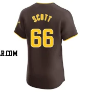 Tanner Scott Men's San Diego Padres Brown Elite Road Vapor Premier Jersey