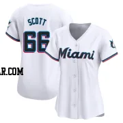 Tanner Scott Women's Miami Marlins White Limited Home Jersey