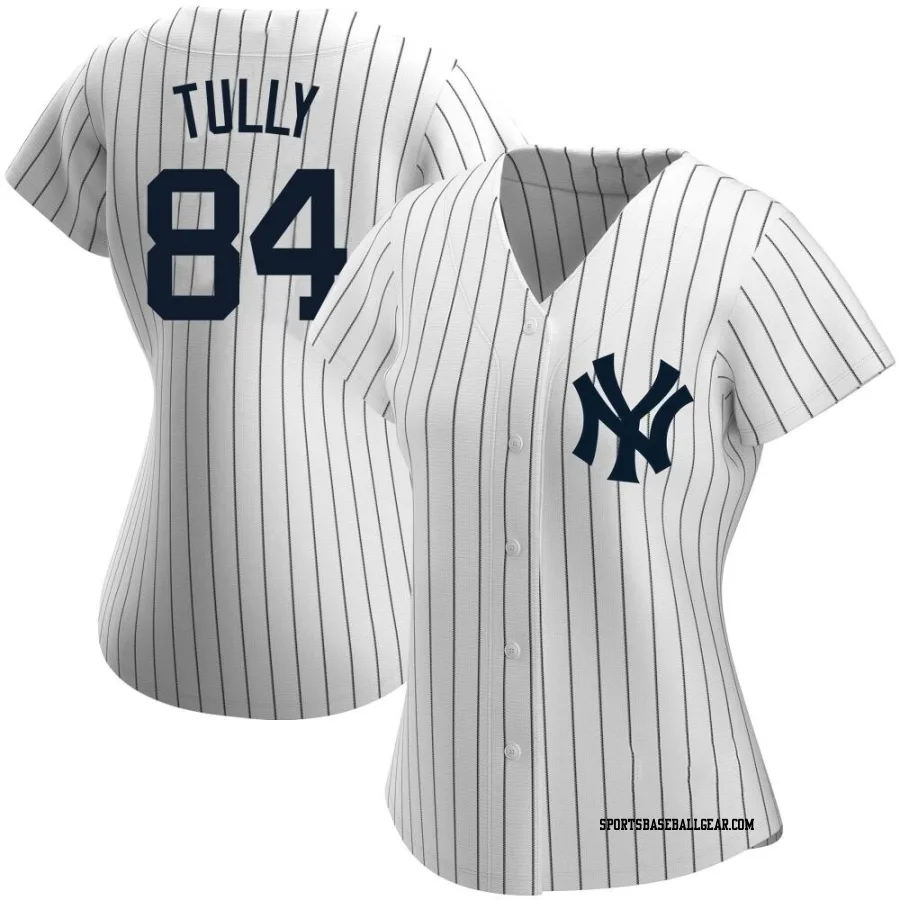 Tanner Tully Women's New York Yankees White Authentic Home Name Jersey