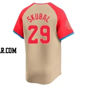 Tarik Skubal Men's Detroit Tigers Cream Limited American League 2024 All-Star Game Jersey