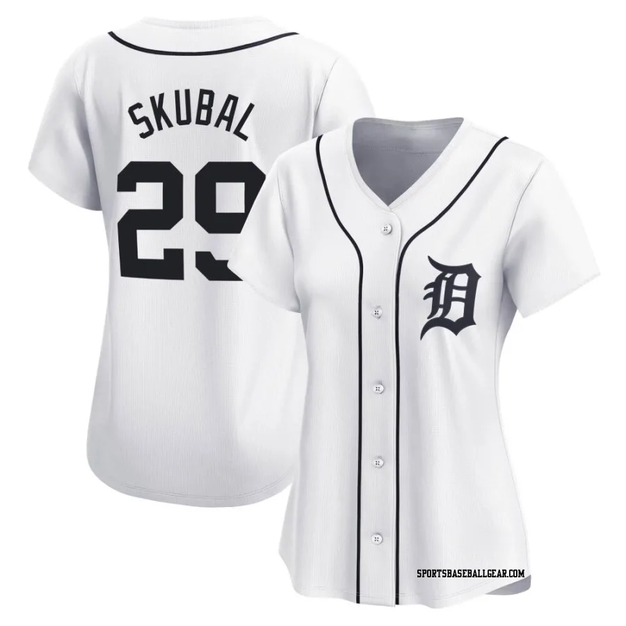 Tarik Skubal Women's Detroit Tigers White Limited Home Jersey