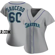 Tayler Saucedo Women's Seattle Mariners Gray Authentic Road Jersey