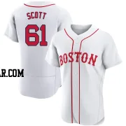 Tayler Scott Men's Boston Red Sox White Authentic 2021 Patriots' Day Jersey