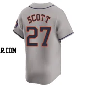 Tayler Scott Men's Houston Astros Gray Limited Away Jersey