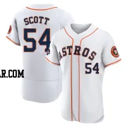 Tayler Scott Men's Houston Astros White Authentic 2022 World Series Champions Home Jersey