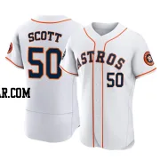 Tayler Scott Men's Houston Astros White Authentic 2022 World Series Home Jersey