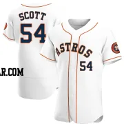 Tayler Scott Men's Houston Astros White Authentic Home Jersey