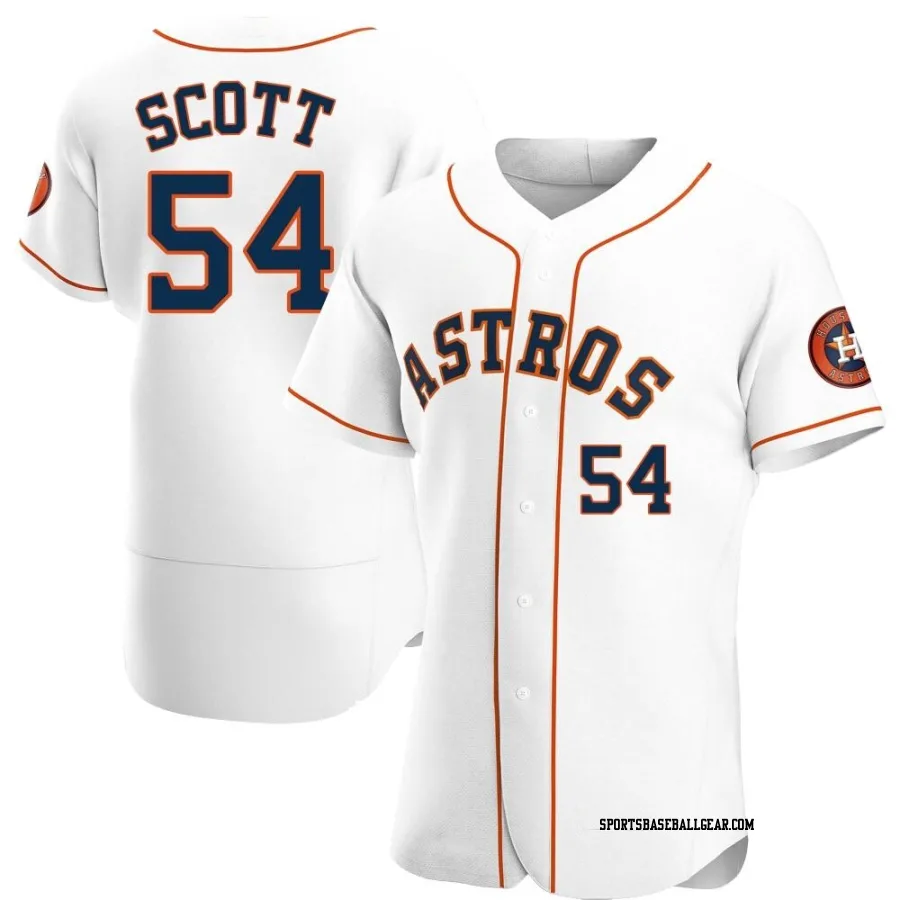 Tayler Scott Men's Houston Astros White Authentic Home Jersey