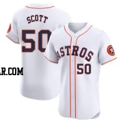 Tayler Scott Men's Houston Astros White Elite Home Jersey