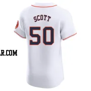 Tayler Scott Men's Houston Astros White Elite Home Jersey