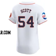 Tayler Scott Men's Houston Astros White Elite Home Patch Jersey