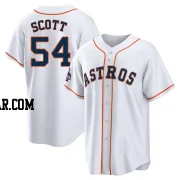 Tayler Scott Men's Houston Astros White Replica 2022 World Series Champions Home Jersey