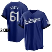 Tayler Scott Men's Los Angeles Dodgers Royal Replica 2021 City Connect Jersey