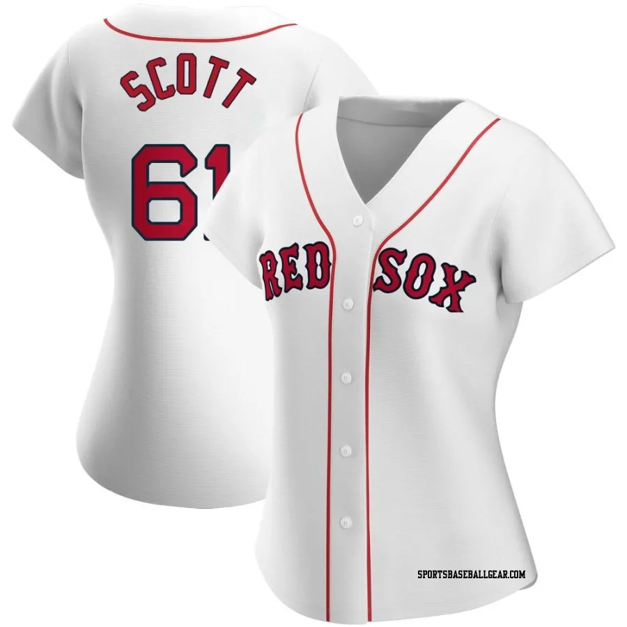 Tayler Scott Women's Boston Red Sox White Replica Home Jersey