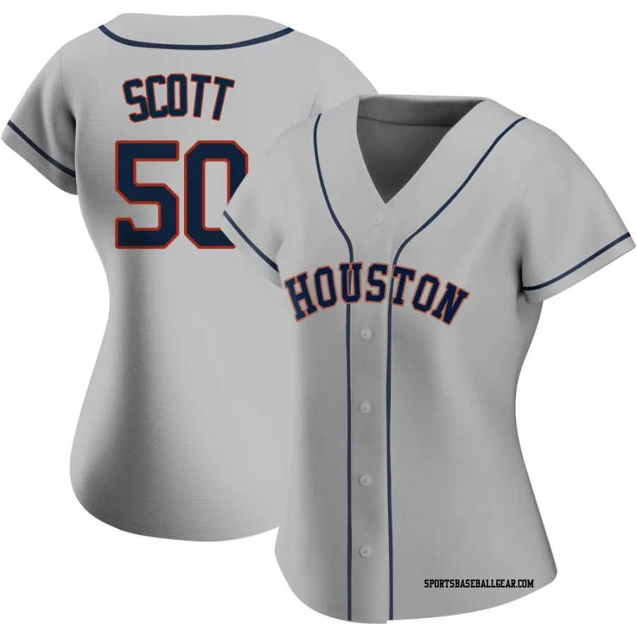 Tayler Scott Women's Houston Astros Gray Authentic Road 2020 Jersey