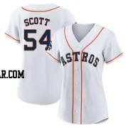 Tayler Scott Women's Houston Astros White Authentic 2022 World Series Champions Home Jersey