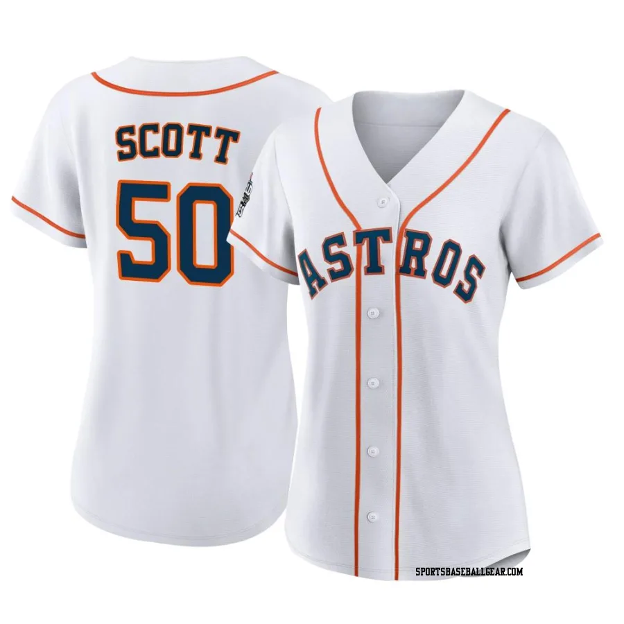 Tayler Scott Women's Houston Astros White Authentic 2022 World Series Home Jersey