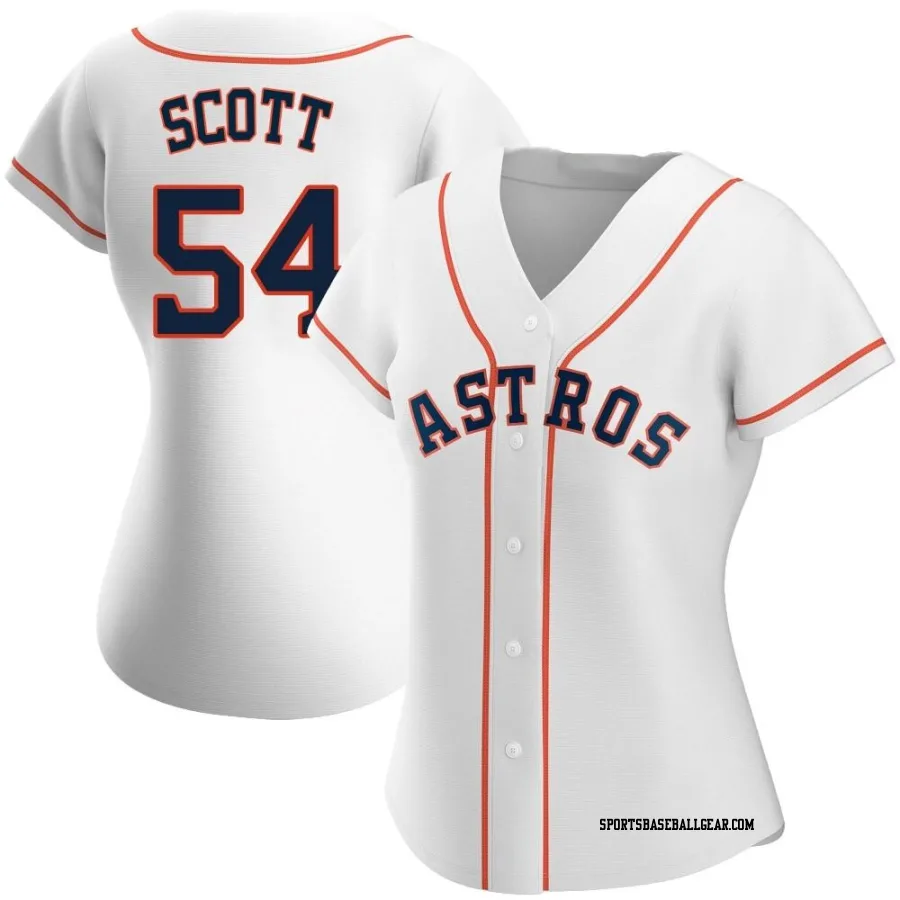 Tayler Scott Women's Houston Astros White Authentic Home Jersey