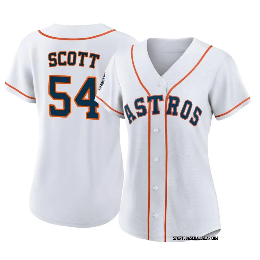 Tayler Scott Women's Houston Astros White Replica 2022 World Series Home Jersey