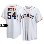 Tayler Scott Youth Houston Astros White Replica 2022 World Series Home Jersey