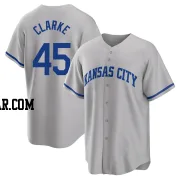 Taylor Clarke Men's Kansas City Royals Gray Replica 2022 Road Jersey