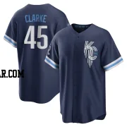 Taylor Clarke Men's Kansas City Royals Navy Replica 2022 City Connect Jersey