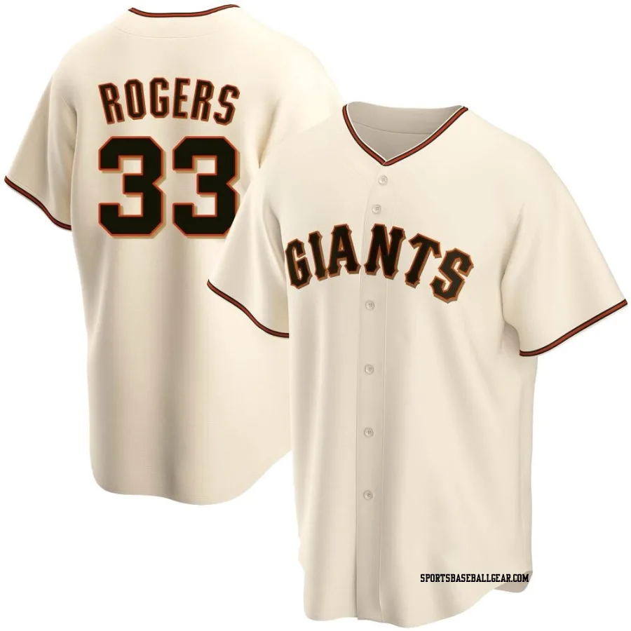 Taylor Rogers Youth San Francisco Giants Cream Replica Home Jersey