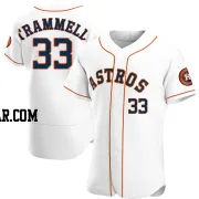 Taylor Trammell Men's Houston Astros White Authentic Home Jersey