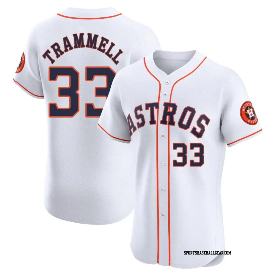 Taylor Trammell Men's Houston Astros White Elite Home Jersey