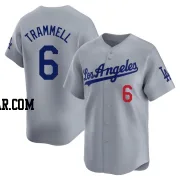 Taylor Trammell Men's Los Angeles Dodgers Gray Limited Away Jersey