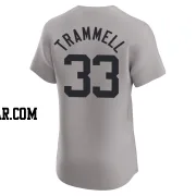 Taylor Trammell Men's New York Yankees Gray Elite Road Jersey