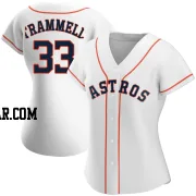 Taylor Trammell Women's Houston Astros White Authentic Home Jersey