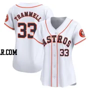 Taylor Trammell Women's Houston Astros White Limited Home Jersey