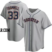 Taylor Trammell Youth Houston Astros Gray Replica Road Jersey