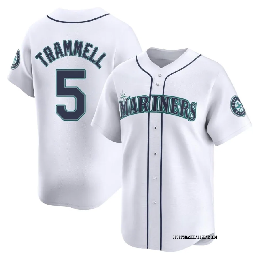 Taylor Trammell Youth Seattle Mariners White Limited Home Jersey