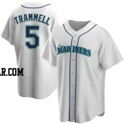 Taylor Trammell Youth Seattle Mariners White Replica Home Jersey