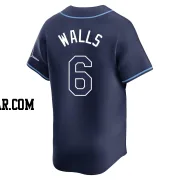 Taylor Walls Men's Tampa Bay Rays Navy Limited Away Jersey