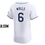 Taylor Walls Men's Tampa Bay Rays White Elite Home Jersey